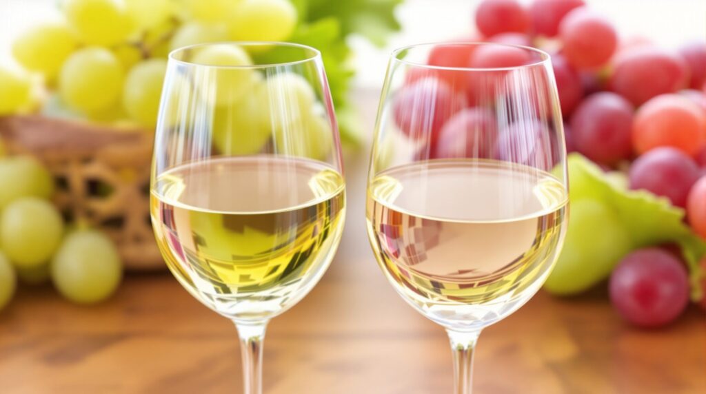 vin blanc gris